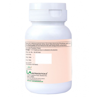 LA NUTRACEUTICALS Arjuna Herbal (Cardiac Wellness) Capsule 60 no.s Pack Of 2
