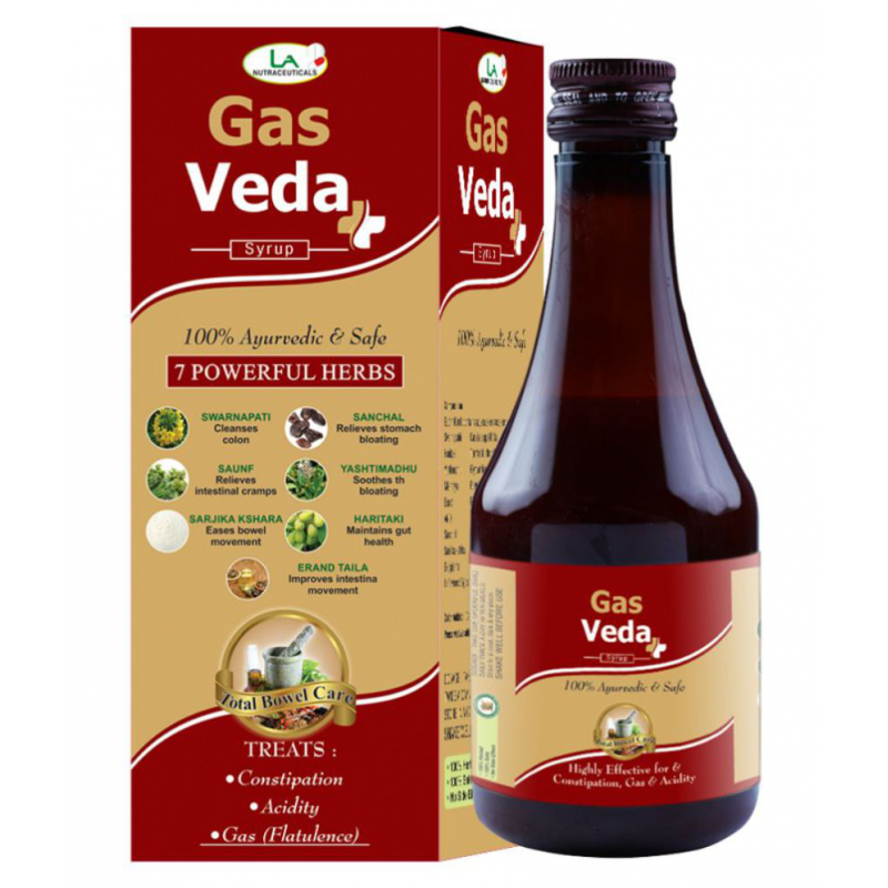 LA NUTRACEUTICALS Gas Veda Plus Liquid 200 ml