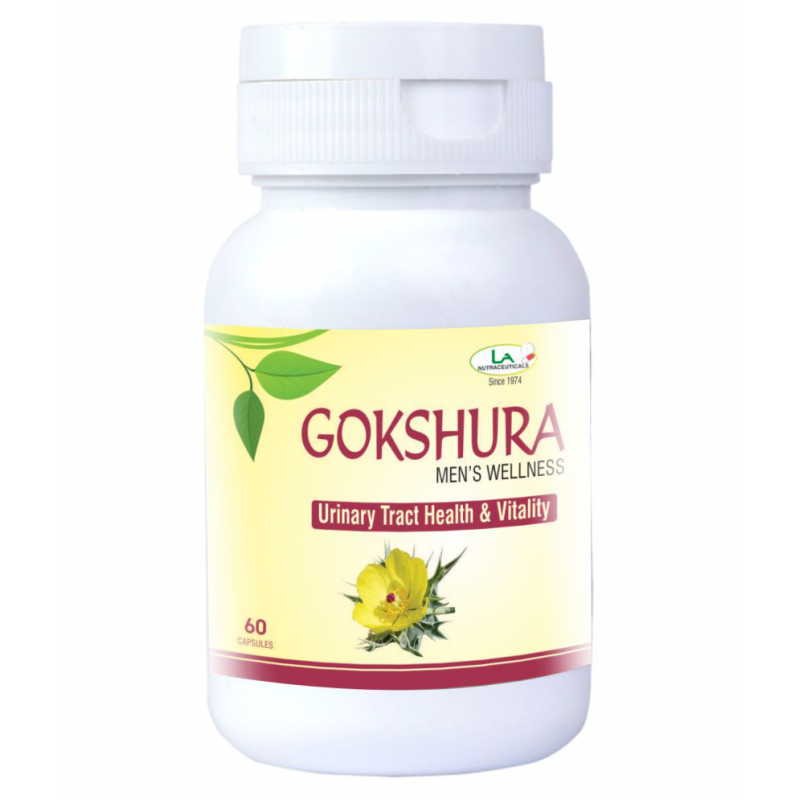LA NUTRACEUTICALS Gokshura (Men's Wellness) Pure Veg Capsule 60 no.s Pack Of 2 LA NUTRACEUTICALS Gokshura (Men's Wellness) Pure Veg Capsule 60 no.s Pack Of 2