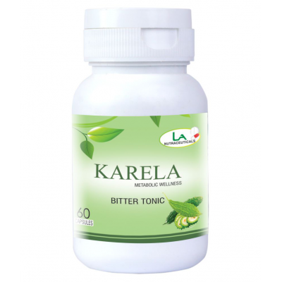 LA NUTRACEUTICALS KARELA CAPSULES Capsule 60 gm Pack Of 2
