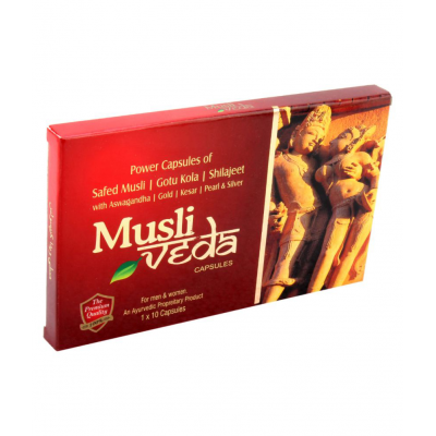 LA NUTRACEUTICALS Musli Veda Herbal Capsule 10 no.s
