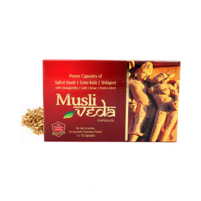LA NUTRACEUTICALS Musli Veda Herbal Capsule 10 no.s