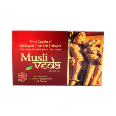 LA NUTRACEUTICALS Musli Veda Herbal Capsule 10 no.s