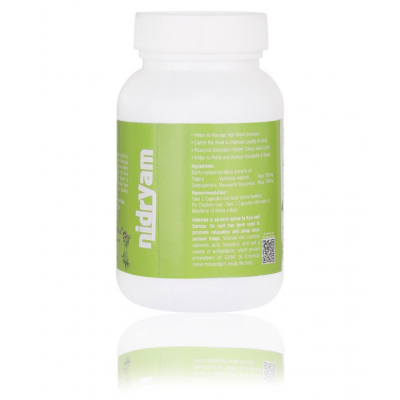 LA NUTRACEUTICALS Nidrayam Sleep Aid Capsules Capsule 60 no.s