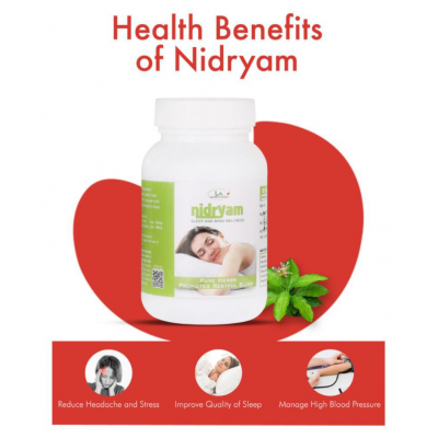 LA NUTRACEUTICALS Nidrayam Sleep Aid Capsules Capsule 60 no.s