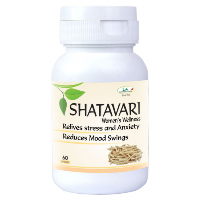 LA NUTRACEUTICALS Shatavari For Women Capsule 60 no.s Pack Of 2 LA NUTRACEUTICALS Shatavari For Women Capsule 60 no.s Pack Of 2