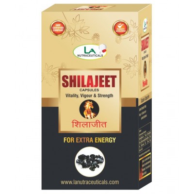 LA NUTRACEUTICALS Shilajeet Capsule 66 no.s Pack Of 2