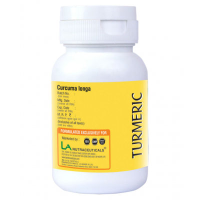 LA NUTRACEUTICALS Turmeric Capsule 60 no.s Pack Of 2