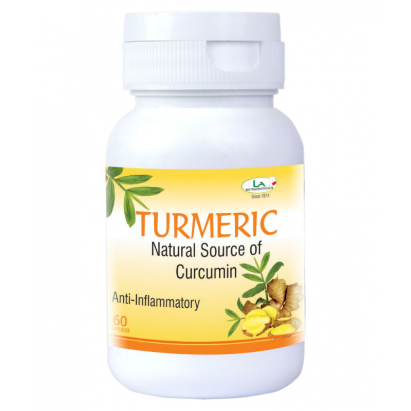 LA NUTRACEUTICALS Turmeric Capsule 60 no.s Pack Of 2