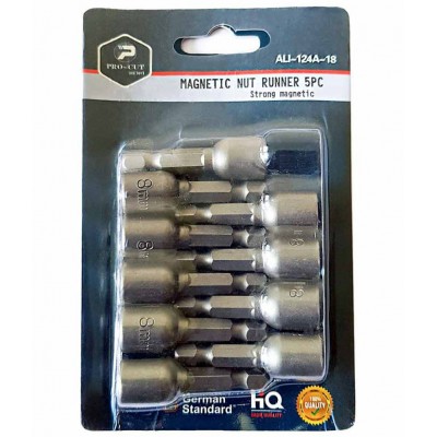 LAXMI 8mm Magnetic Socket Set (Pack of 10) 10 Hand Tool