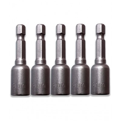 LAXMI 8mm Magnetic Socket Set (Pack of 5) 5 Hand Tool