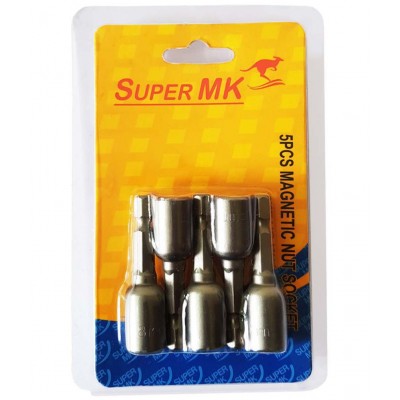 LAXMI 8mm Magnetic Socket Set (Pack of 5) 5 Hand Tool