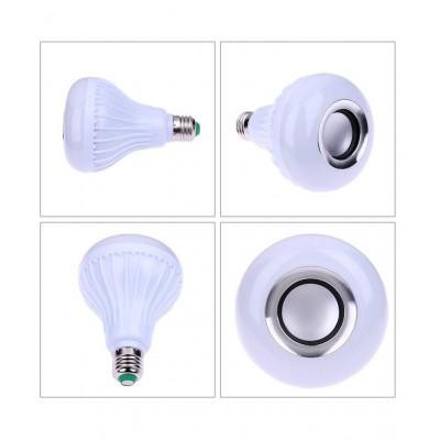 LED Light Bulb, Smart 12W E27 LED Bluetooth 3.0 Speaker Music Bulb