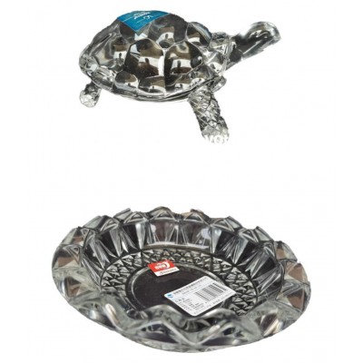 LS VRINDAVAN , Crystal Tortoise with bowl