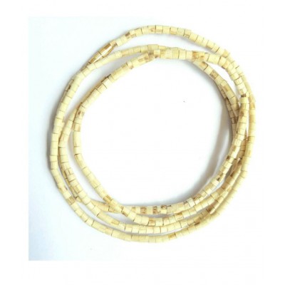 LS VRINDAVAN , Tulsi kanthi Mala (2 - round ) 50 cm ,Tulsi Kanthi Mala Holy Basil Rosary