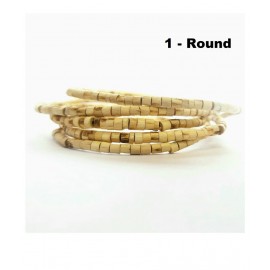LS VRINDAVAN , Tulsi kanthi mala ( 1 - round ) , Tulsi Kanthi Mala Holy Basil Rosary