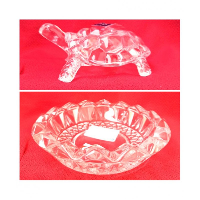 LS VRINDAVAN ,Crystal Tortoise with Bowl , 14 CM diameter , LS VRINDAVAN ,Crystal Tortoise with Bowl , 14 CM diameter ,