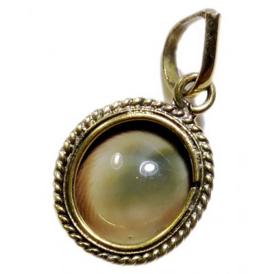 Lab Certified Natural Gomati Chakra Pendant Locket 7.22-8.33 Ratti 6.50-7.50 Carat Panchdhatu Metal Pendant Locket for Men and Women