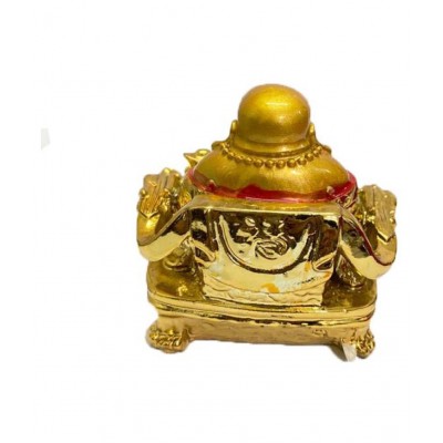 Laughing Buddha On Dragon's Chair BY PANDIT NM SHRIMALI