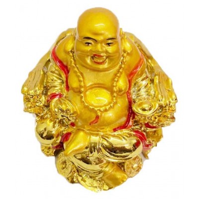 Laughing Buddha On Dragon's Chair BY PANDIT NM SHRIMALI