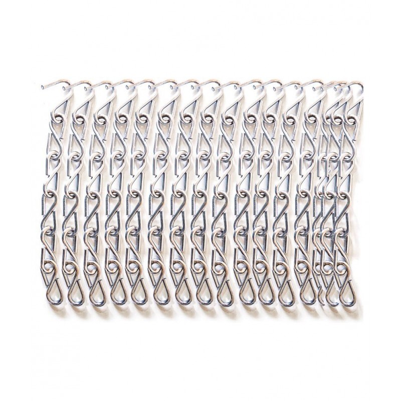 Laxmi Zula Swing S Hook Metal Links Chain(Pack of 12) 12 Hand Tool