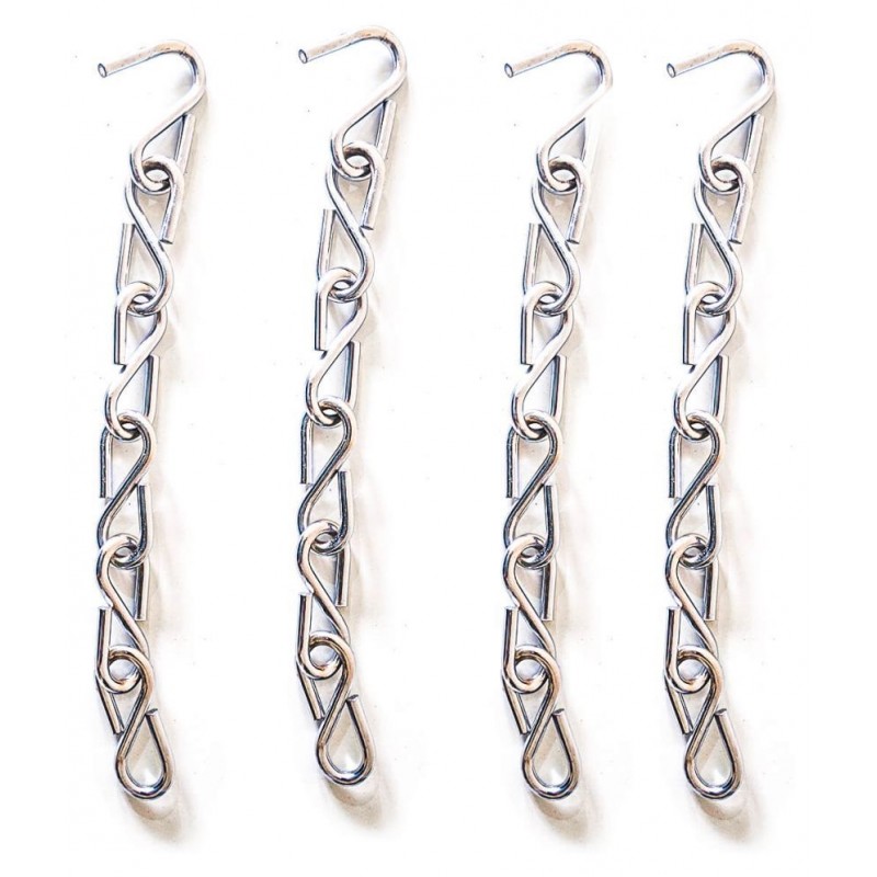Laxmi Zula Swing S Hook Metal Links Chain(Pack of 4) 4 Hand Tool