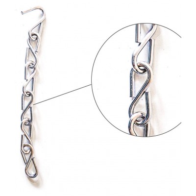 Laxmi Zula Swing S Hook Metal Links Chain(Pack of 6) 6 Hand Tool