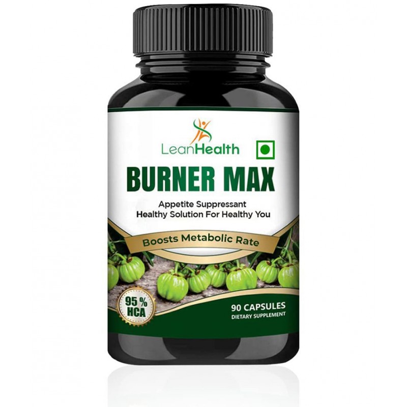 Leanhealth Burner Max 800mg Garcinia Cambogia Extract - 90 Veg Capsules | Supports Weight Management and Fat Reduction