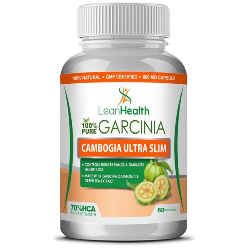 Leanhealth Garcinia Cambogia 800 mg with extract of Guggul and Green Tea - 60 Capsule | Helps in Natural Weight Manegement