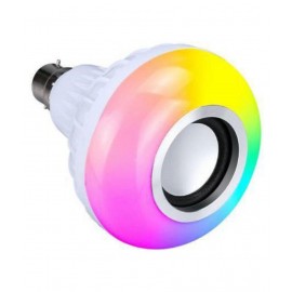 Light Bulb, E27 & B22 LED Light Bulb With Bluetooth Speaker RGB Self Changing Colo