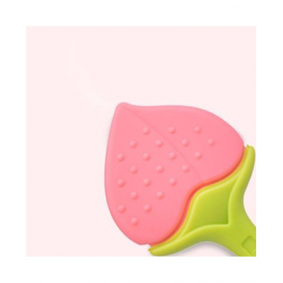 Little Warriors Fruit Shape Silicone Teether for Baby (Combo Saver Pack of 2) Teether