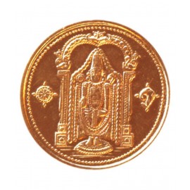 Lord Balaji Govinda Tirupathi Tirumalavasa Venkateswara Swamy Copper Coin Lord Balaji Govinda Tirupathi Tirumalavasa Venkateswara Swamy Copper Coin