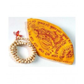 Lord Krishna's Cotton Jaap Bag +Tulsi mala(108+1) Beads Lord Krishna's Cotton Jaap Bag +Tulsi mala(108+1) Beads