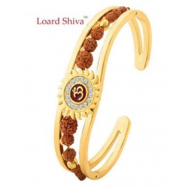 Lord Shiv High Quality Gold Plated Brass Om Mens Kada (adjustable Size) Lord Shiv High Quality Gold Plated Brass Om Mens Kada (adjustable Size)