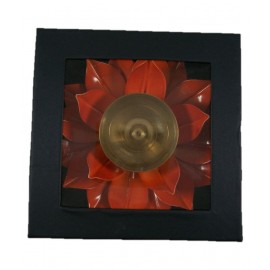Lotus Diya Orange Color 5 inch With Box Lotus Diya Orange Color 5 inch With Box