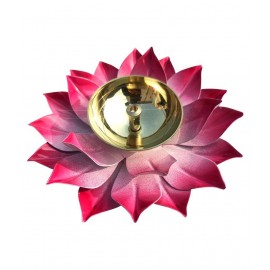 Lotus Pink Color  Diya With Box
