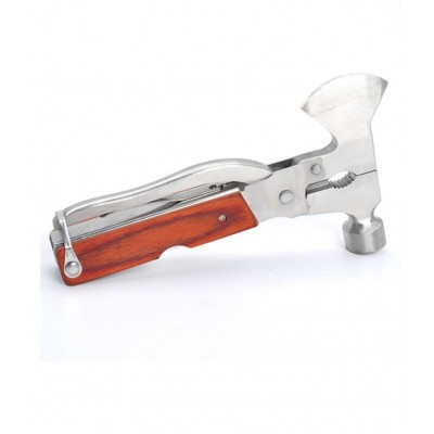 Luxantra 10 IN 1 MULTI UTILITY HAMMER TOOL KIT, Multipurpose Knif Bottle Opener Hammer Nut Tool Kit for Car Home