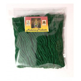 MADURAI PRODUCTS KUBERA COTTON GREEN WICKS Thiri Jyoti Bhatti 108 PIECES THIRI WICKS.LENGTH 9CM X HEIGHT 9CM X 5MM WIDTH - 108   PIECES