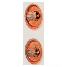 MANSRI TRADES METAL TORTOISE/TURTLE WITH PLATE - TWO PIECES- COPPER PLATED MANSRI TRADES METAL TORTOISE/TURTLE WITH PLATE - TWO PIECES- COPPER PLATED