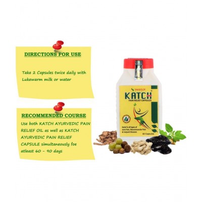 MASOLIN HERBAL Katch Ayurvedic Pain Relief Capsule 60's Capsule 60 no.s Pack Of 1