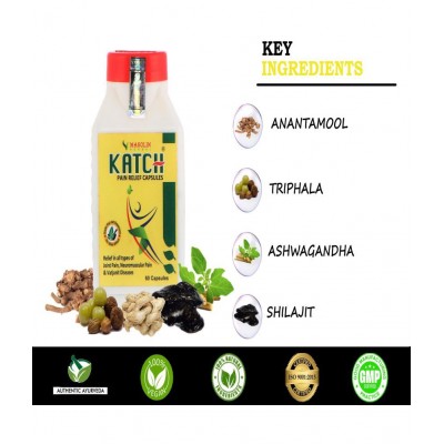 MASOLIN HERBAL Katch Ayurvedic Pain Relief Capsule 60's Capsule 60 no.s Pack Of 1