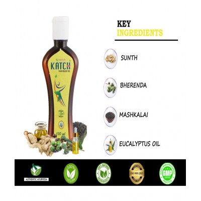 MASOLIN HERBAL Katch Ayurvedic Pain Relief Oil Oil 100 ml Pack Of 1 MASOLIN HERBAL Katch Ayurvedic Pain Relief Oil Oil 100 ml Pack Of 1