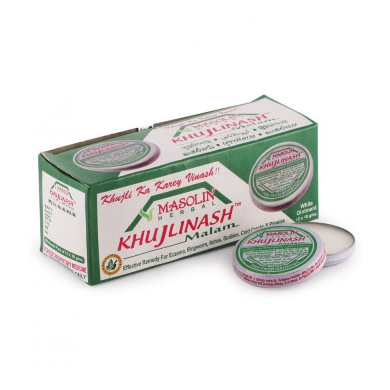 MASOLIN HERBAL Khujlinash Malam Ayurvedic Eczema Cream Cream 120 gm Pack Of 1 MASOLIN HERBAL Khujlinash Malam Ayurvedic Eczema Cream Cream 120 gm Pack Of 1