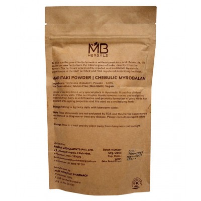 MB Herbals Haritaki Powder 100 gm