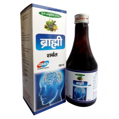 M.D. Pharmaceutical Brahmi Juice and Shankhapushpi Sharbat Liquid 200 ml Pack Of 4