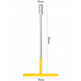 MK Super Stainless Steel T Type Spanners 10mm T Handle Wrench Single Pc