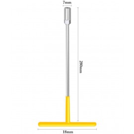 MK Super Stainless Steel T Type Spanners 7mm T Handle Wrench Single Pc
