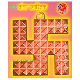 M.K.EXPORT Copper Swastik Pyramid Vaastu Dosh Nivaran Items Swastik