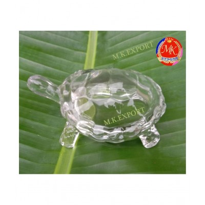 M.K.EXPORT Crystal Tortoise/ Sphatik Meru Kachhua (Tortoise) Sphatik Meru Kachhua