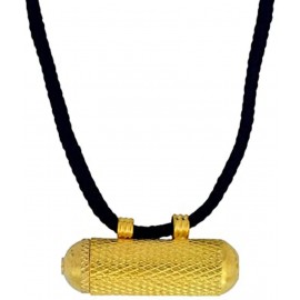 M.K.EXPORT Gold plated openable hollow Tabeez Spiritual Taveez Charm Amulet Locket Pendant Luck Protection